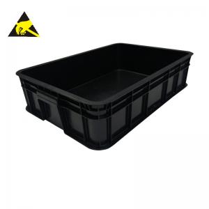 Wholesale Esd Antistatic Pcb Storage Box Esd Storage Box Racks Conductive Plastic Container Bins Esd Case With Lid from china suppliers