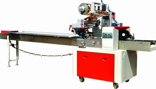 Quality Cake / Bread Pillow Packing Machine Easy Operate Touch Screen Display for sale