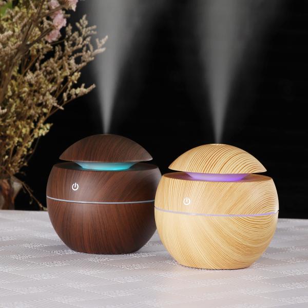 Multi-Functional Diffuser With Humidity Control And Ambient LED Lighting Options