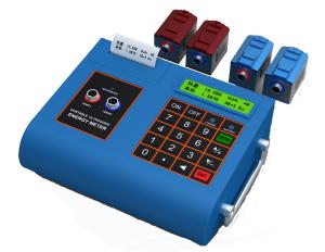 RS485 Potable Ultrasonic Flow Meter With Printer Transducer Mounting Bracket