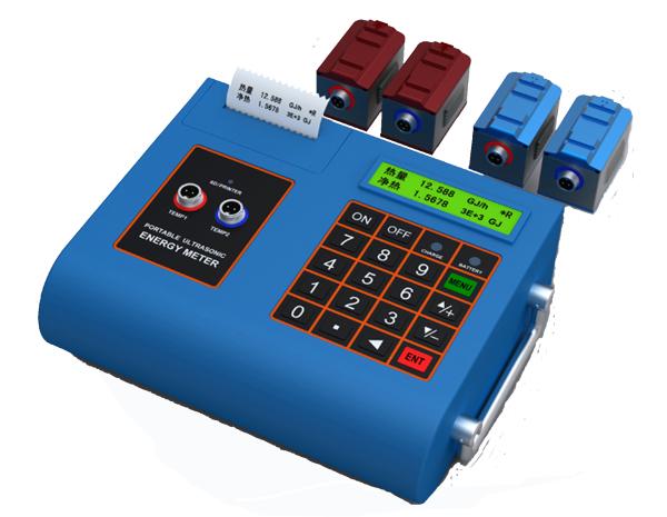 Quality RS485 Potable Ultrasonic Flow Meter With Printer Transducer Mounting Bracket for sale