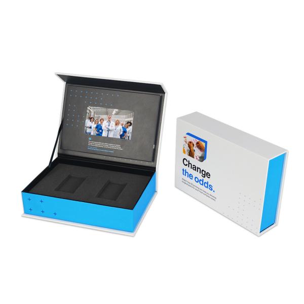Quality LCD Screen Gift Box Cusom logo Printing Video Box With LCD Screen for sale