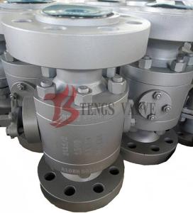 A105 Trunnion Fire Safe Ball Valve API6D CL1500LB Reduced Bore RB