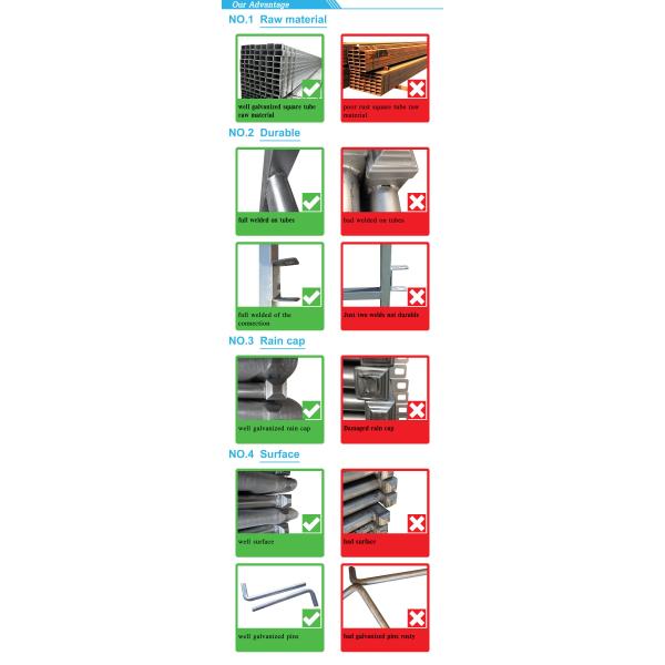 China supplier heavy duty cheap hot dip galvanized cattle yard panels