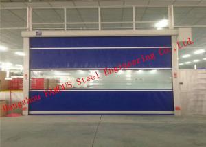 Wholesale Automatic Steel Industrial Garage Doors Lifting Up Roller Shutter Door PVC Surface from china suppliers