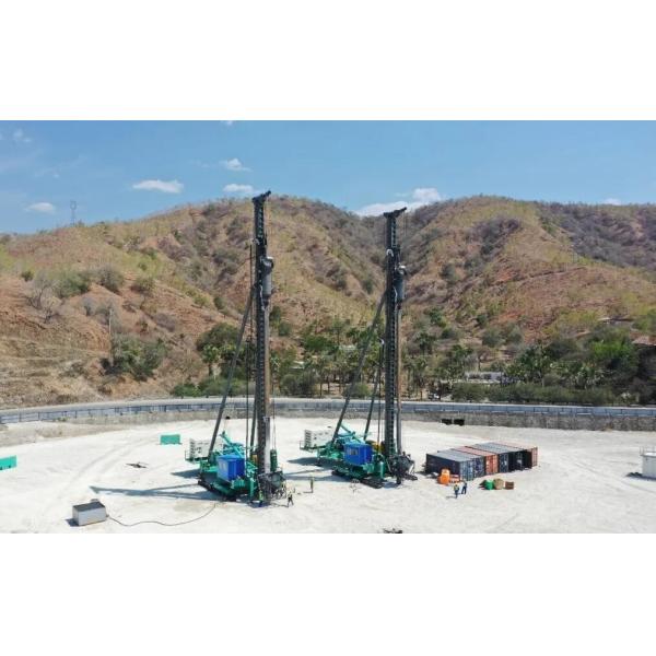 Bottom Feed Vibro Floatation Technique Crawler Frame Type For Compacting