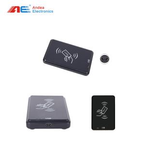 China HF 13.56MHz ISO15693 Desktop NFC RFID Card Reader Writer Usb Power Supply on sale