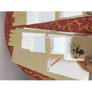 Wholesale Luxury Printed Handle Wax Paper Bag Jewelry Packaging Greaseproof from china suppliers