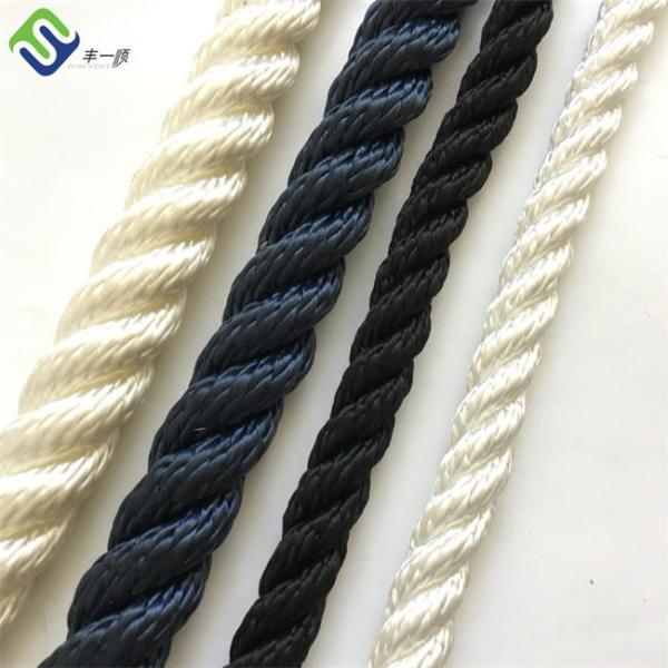 Synthetic 3 Strand Nylon Rope shock resistant With UV Treatment