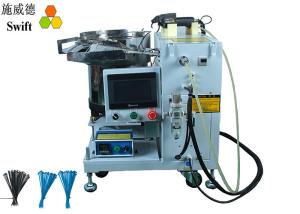China SWT25100H Automatic Cable Tie Warp Machine AC220V For Packing Nylon Zip Ties on sale