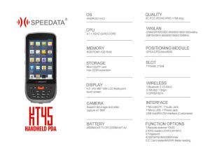 China Hand Held Digital Fingerprint Scanner GPRS With Quad Core 1.3 Ghz on sale