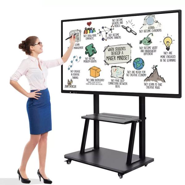 Quality 86 Inch Lcd All-In-One Touch Screen Smart Board Interactive Whiteboard Without Projector for sale