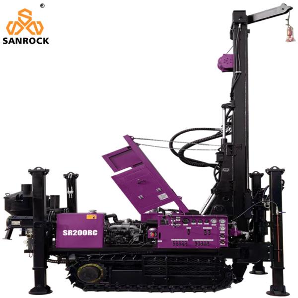Reverse Circulation Drilling Rig Hydraulic RC Drilling Machine Depth 200m Exploration Core Drilling Rig