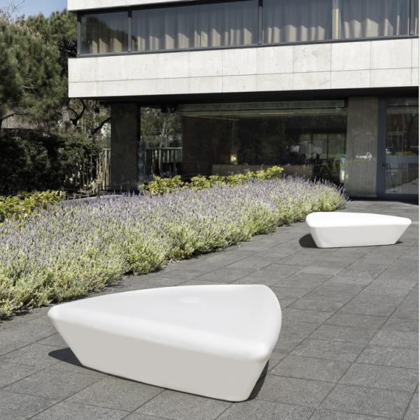 White Grey Modern Concrete Outdoor Dining Patio Table GRC Garden Table