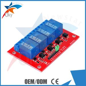 Wholesale Demo Code Relay Module For Arduino , 5v / 12v 4-Channel Relay Module from china suppliers