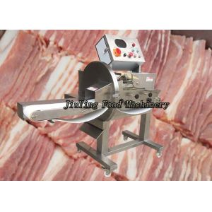 Cooked Meat Processing Machine , Beef Slicing Cutting Machine With Neatly