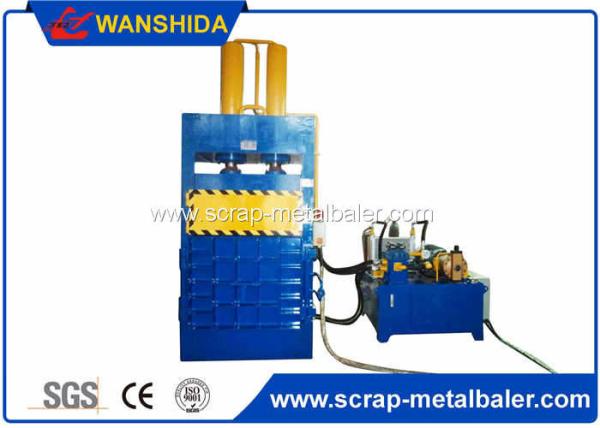 Quality Newspaper Baler Paper Scrap Machine , Waste Paper Recycling Machine Safe Control for sale