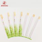 China Thickness 4.8mm Sanitary Disposable Japanese Bamboo Chopsticks for sale