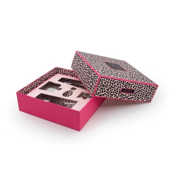 CMYK Cosmetic Box Packaging With Tray , Cosmetic Gift Boxes 600g To 1600g