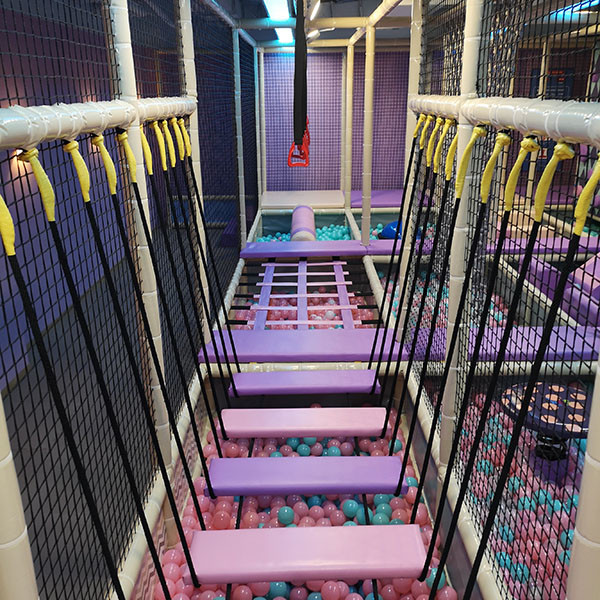 Junior Ninja Course Indoor Playground Equipment for Ages 5-12