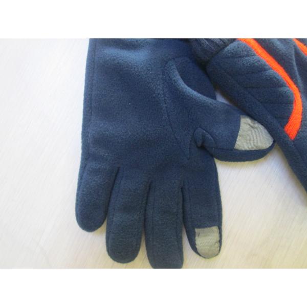 Winter gloves for Men and Woven Robbin Cuff--Fleece Glove--Polyester glove-Touch screen glove for Smrt touch--Iphone Use