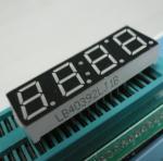 Red Yellow 4 Digit 7 Segment LED Display For Timer Clock 500mm