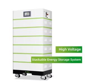 China Stacked 100Ah Battery Pack Energy Storage 204.8V 256V Lifepo4 Battery High Voltage Full Package Lithium Batteries 15-40K on sale