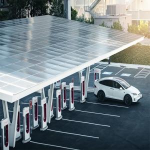 Wholesale Galvanized Anodized Surface SS304 PV Solar Carport Structures from china suppliers