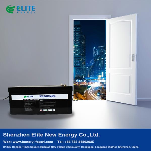 12V 300Ah LiFePO4 Lithium Ion Backup Battery for Caravan Marine Boat