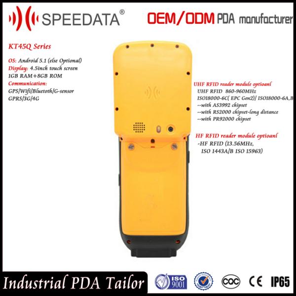 Long Range UHF RFID Reader Writer Handheld RFID Reader 900mhz with Bluetooth