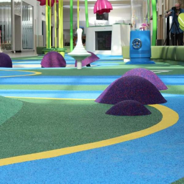 EPDM Playground Rubber Granules Mulch For Smooth Surfaces Long Lasting