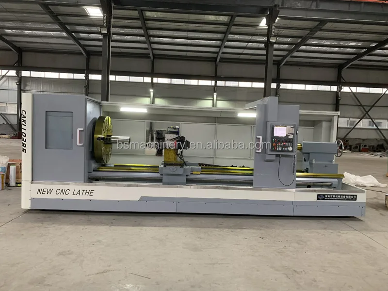 Cnc Wheel Lathe Machine Heavy Duty Automatic Torno Flat Bed