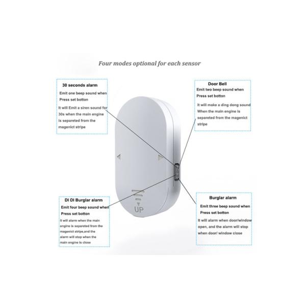 130dB Super Loud Magnetic Window Sensors home security alarm system wireless bargular alarm