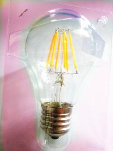 China LED Filament Bulb A60 6w 620 Lumen Transparent 2 Years Warranty 110/220v EU Model Indoor Items Hign Quality Glass Retro on sale