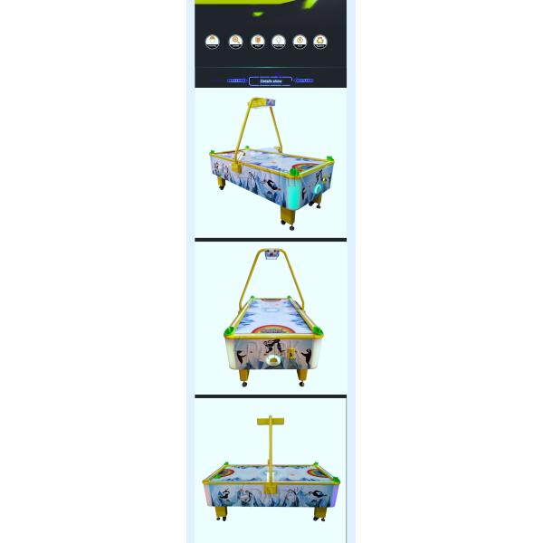 Air Hockey Table Game 2 Player / Video Arcade Game Machines With Electronic Scorer