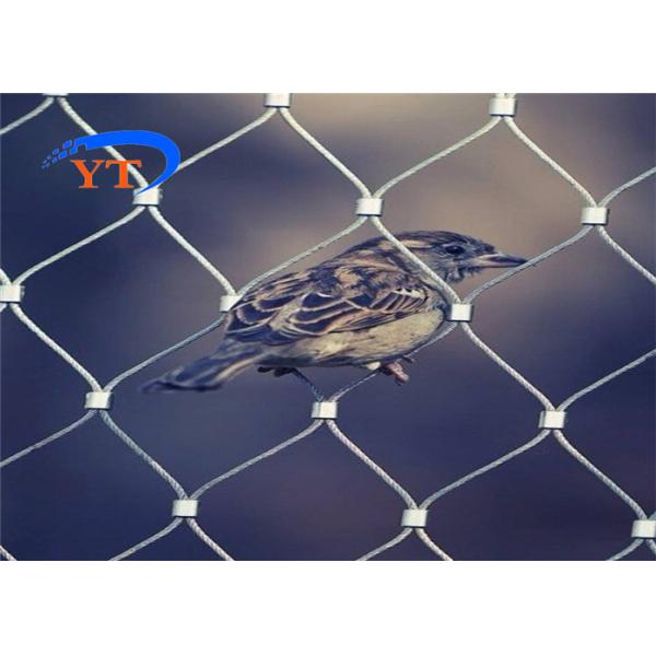 1.2mm 7*7 25mm Zoo Wire Mesh 316L Flexible Stainless Steel Cable Netting