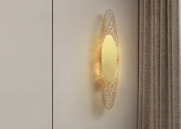 Light luxury modern art wall lamp designer personality creative bedroom bedside living room background wall decoration lamp