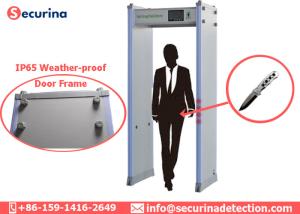 Wholesale Door Frame Metal Detector , Security Walk Through Gate 45 Detecting Zones from china suppliers