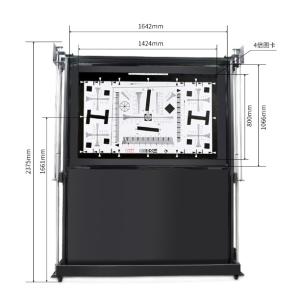 China Electric Resolution Test Chart , Multi Test Charts Bracket T1422-4D Caster Design on sale