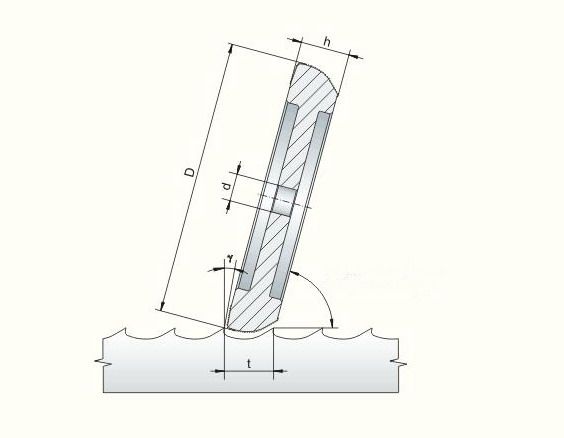 Thermal Stability Cubic Boron Nitride CBN Grinding Wheels For Wood Band Sawmill Blades