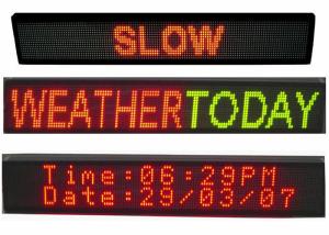 China P5 Dual Colorled Scrolling LED Sign Electronic LED Moving Message Board on sale