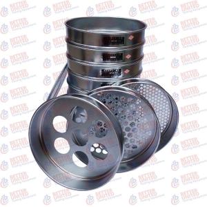 Wholesale EN 933-2 Laboratory Testing Equipment Perforated Plate Sieves Round Square Holes from china suppliers