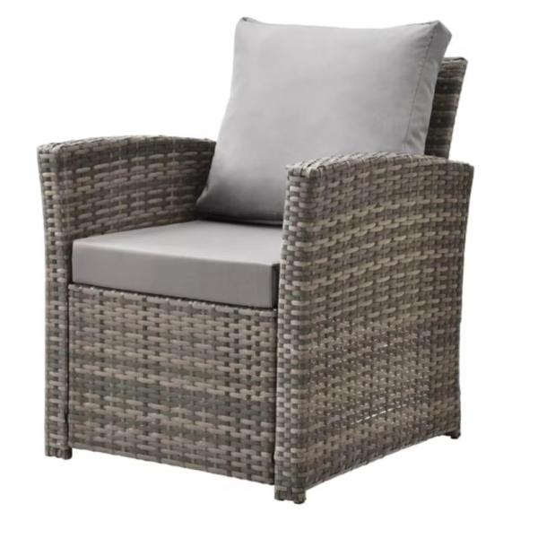 High Quality Aluminum Frame Modern PE Rattan Woven Wicker Handmade Sofa Coffee Table Set Outdoor Indoor Furniture