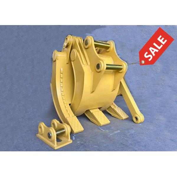 High Effective Excavator Mechanical Grapple Wear Resistant Customized Color