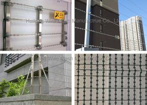 China 2.5mm Concertina Razor Wire Fence , HUILONG Barbed Razor Wire Fencing on sale