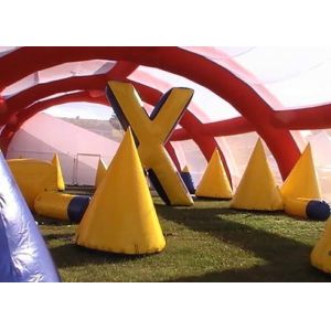 Light Paintball Air Inflatable Event Tent With PVC Tarpualin Material