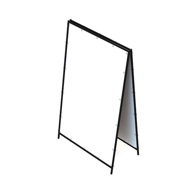 Quality Collapsible Outdoor A Frame Display Stands With Rainproof Graphic for sale