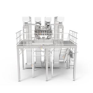 Wholesale Vertical Automatic Paste Sachet Packing Machine Plantain Chips 32 Head Multihead Weigher from china suppliers