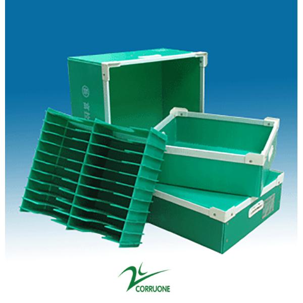 5mm 6mm Reusable Corrugated Plastic Boxes Recyclable UV Coating