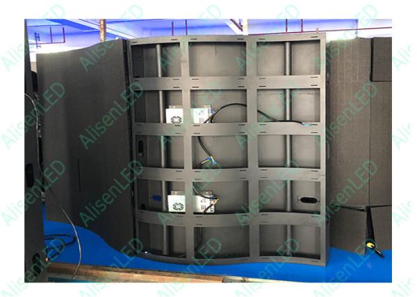 Quality SMD1010 Flexible LED Video Screen DVI Curved Screen LED IP40 for sale